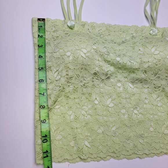 Lace Cami Crop Top Lace Bralette Stretchy Lace Camisole Lace Crop Tank Top - NEW - Picture 9 of 15